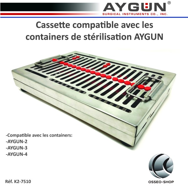 Cassette K2-Dental pour containers