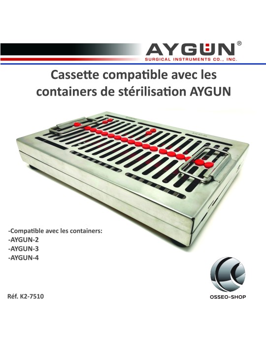 Cassette K2-Dental pour containers