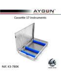 Cassette AYGUN 17 instruments pour containers