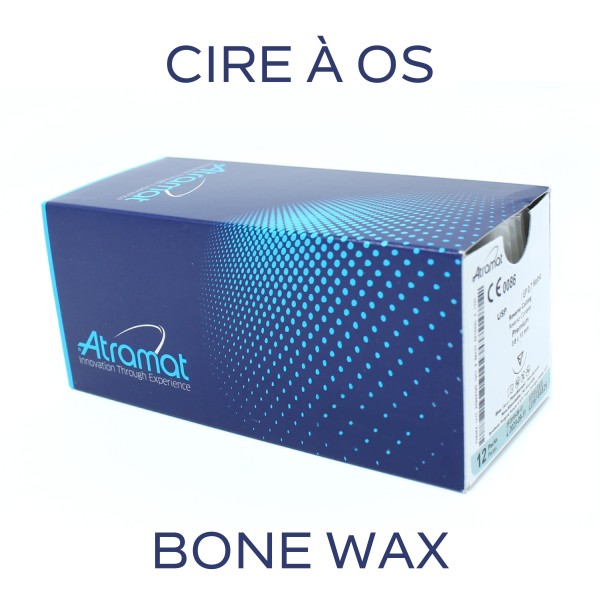 Cire à os BONE WAX pour l’hémostase mécanique de l’os - Boîte de 12 - 39.90€ TTC