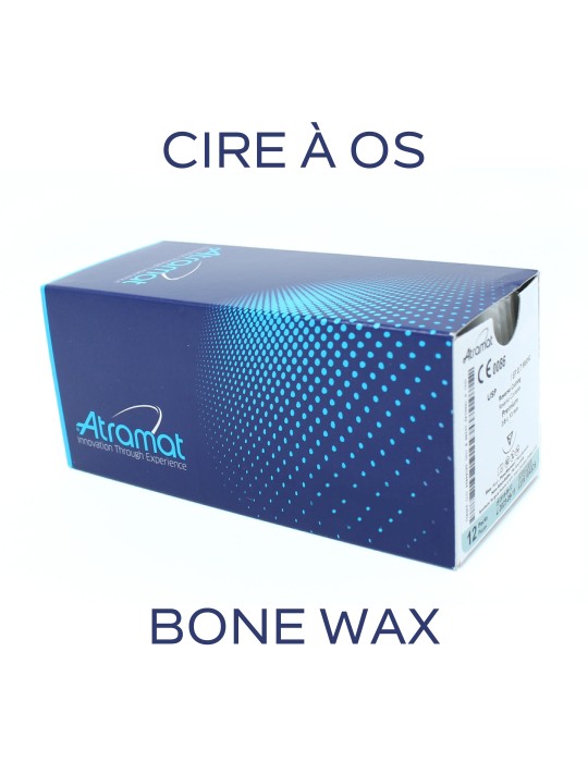 Cire à os BONE WAX pour l’hémostase mécanique de l’os - Boîte de 12 - 39.90€ TTC