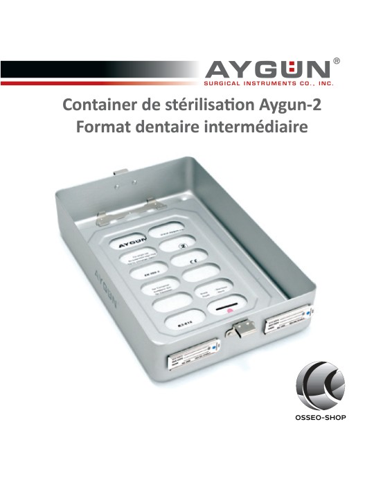 Container de stérilisation format intermédiaire AYGUN-2
