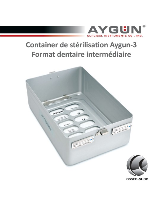 Container de stérilisation format intermédiaire AYGUN-3
