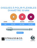 Disques à polir flexibles - Diamètre 10 mm