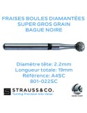 Fraises boules diamantées