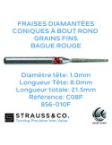 Fraises diamantées coniques à bout rond
