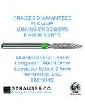 Fraises diamantées flamme