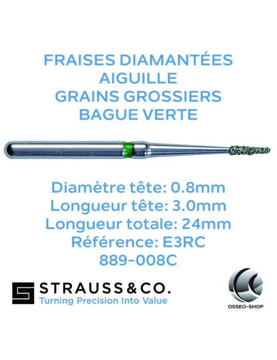 Fraises diamantées aiguille