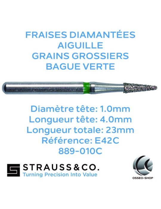 Fraises diamantées aiguille