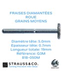 Fraises diamantées roue