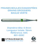 Fraises boules diamantées