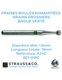 Fraises boules diamantées