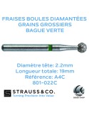 Fraises boules diamantées