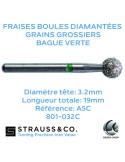 Fraises boules diamantées