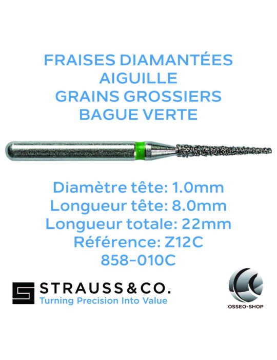 Fraises diamantées aiguille