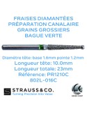 Fraises diamantées de préparation canalaire