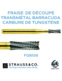 Fraise de découpe transmétal barracuda en carbure de tungstène
