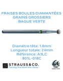 Fraises boules diamantées