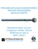 Fraises boules diamantées