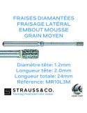 Fraises diamantées à fraisage latéral - embout mousse