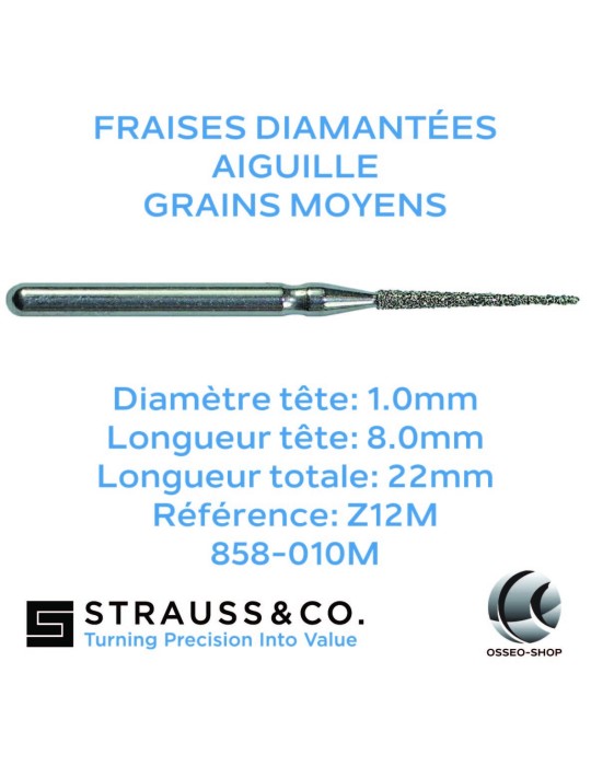 Fraises diamantées aiguille