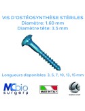 Vis d'ostéosynthèse stériles - Osteosynt