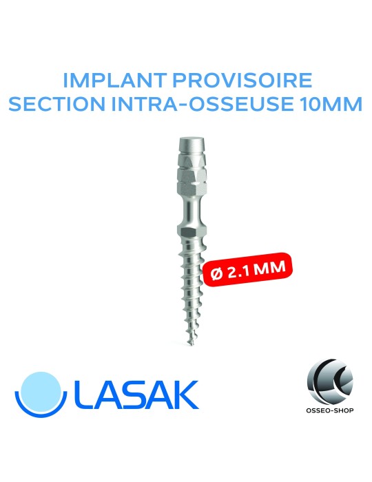 Implant Provisoire L10mm D2.1 - Lasak ProImplant