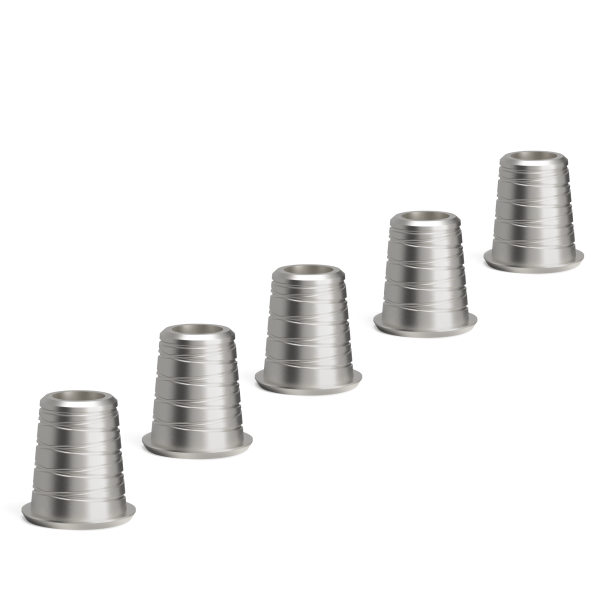 Ti base pour pilier conique d4.6/d5.0 (5 pièces, sans les vis)