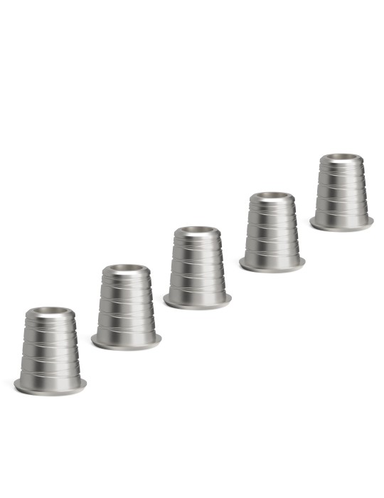 Ti base pour pilier conique d4.6/d5.0 (5 pièces, sans les vis)