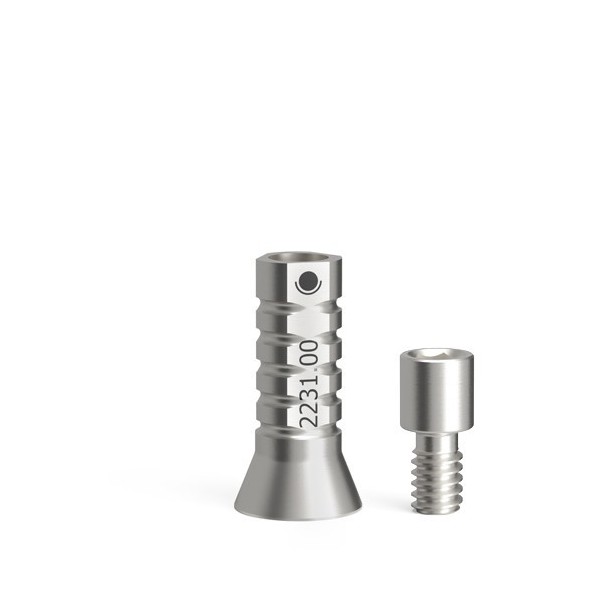 Pilier titane provisoire pour pilier conique d4.6