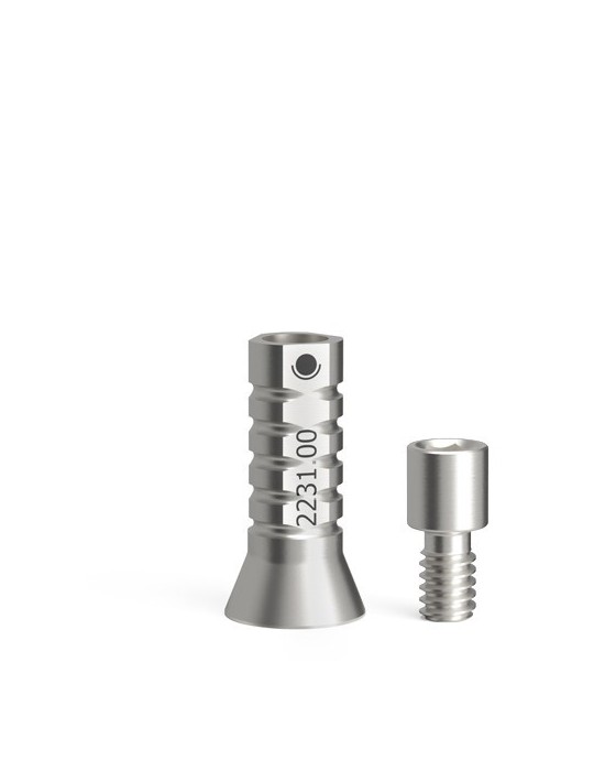 Pilier titane provisoire pour pilier conique d4.6