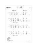 Transparent pour radiographie implants BioniQ droits et coniques