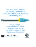 Polissoir flamme caoutchouc diamanté Zoytan