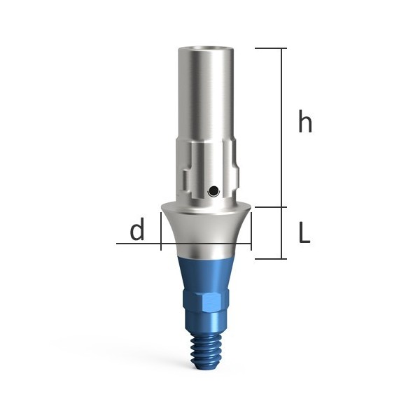 Uni-Base – droit, indexé, QR/I/d4.5/h8.0, large