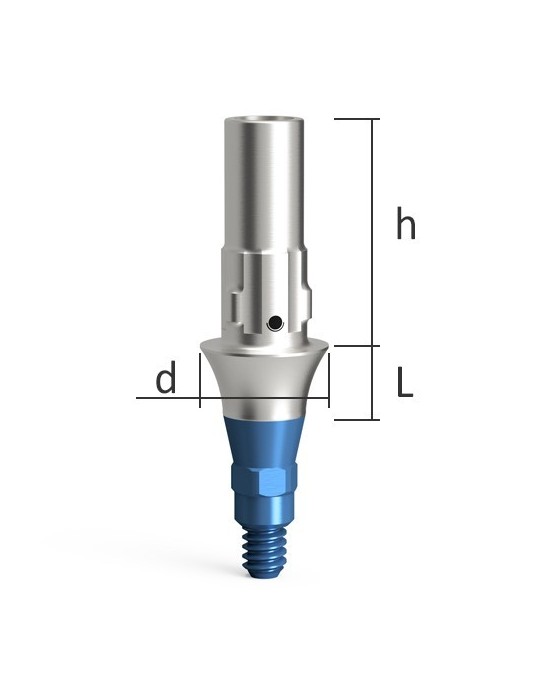 Uni-Base – droit, indexé, QR/I/d4.5/h8.0, large