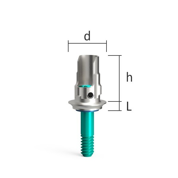 Uni-Base AN – angulé, plateforme externe, QR/B/AN/d4.5/h5.5, large