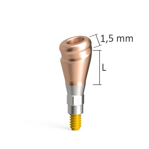 Pilier PrimeLOC angulé à 18° BioniQ QN en package All-in-One