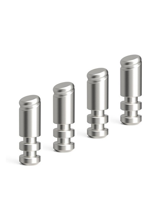 Analogues de laboratoire pour piliers PrimeLOC angulés (4 Pièces, diamètre 4mm)