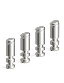 Analogues de laboratoire pour piliers PrimeLOC angulés (4 Pièces, diamètre 4mm)