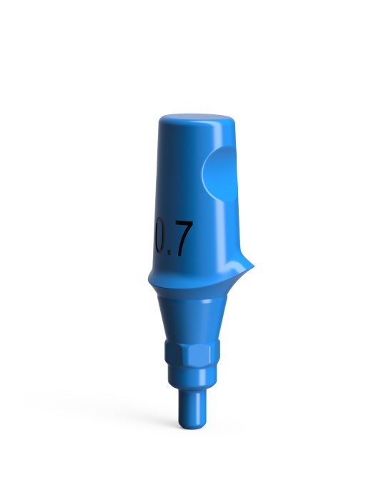 Pilier d'essai en plastique pour pilier esthétique, QR/d5.2 – droit, large