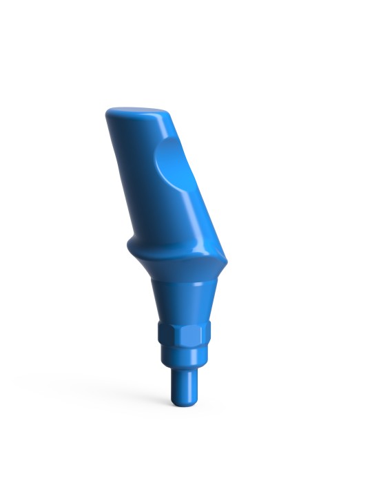 Pilier d'essai en plastique pour pilier esthétique, QR/d5.2/25° – angulé, large