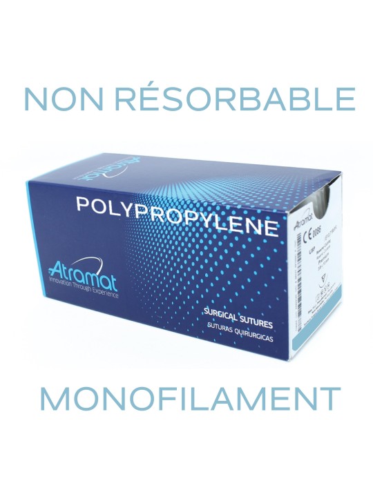 42.90€ les 12 Sutures Polypropylene - Non Résorbable Monofilament