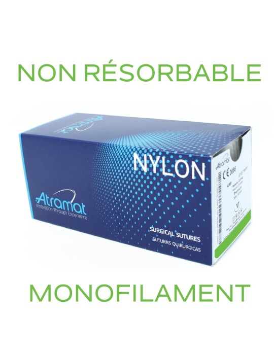 32.90€ les 12 Sutures Nylon - Non Résorbable Monofilament