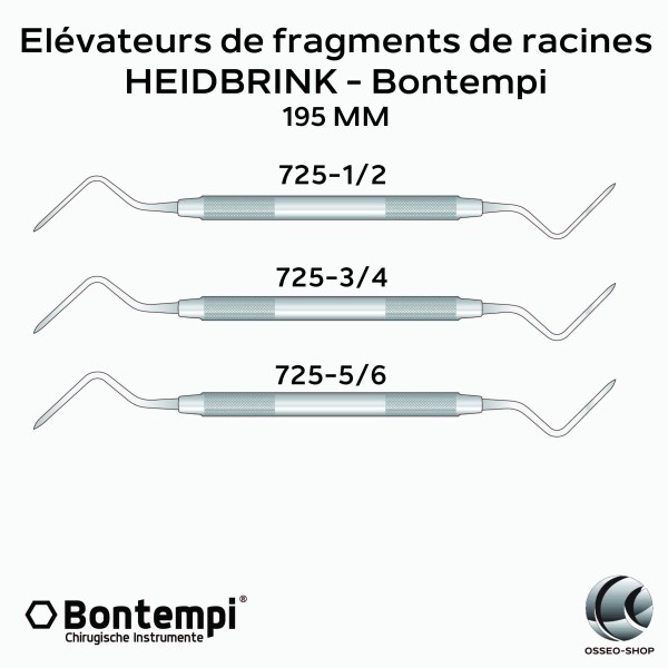 Elévateurs de fragments de racines HEIDBRINK - Bontempi