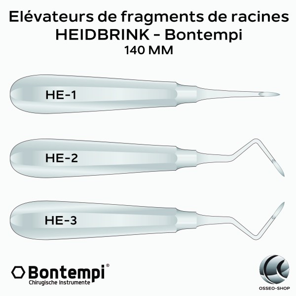 Elévateurs de fragments de racines HEIDBRINK - Bontempi