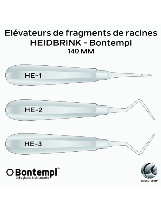 Elévateurs de fragments de racines HEIDBRINK - Bontempi