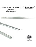 Précelle de bakey mos 1.2mm longueur 195mm