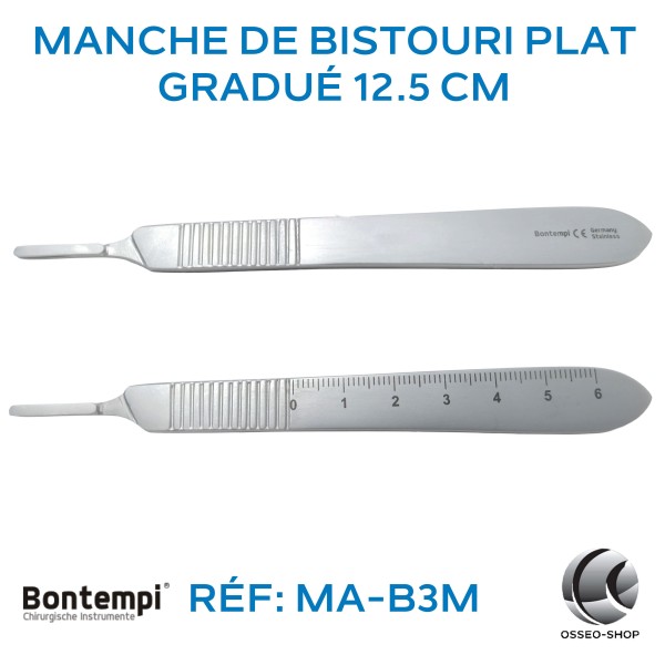Manche de bistouri gradué Bontempi