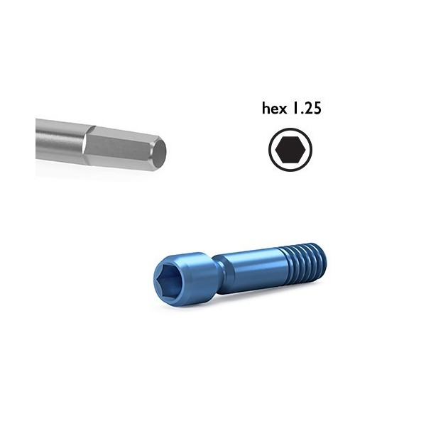 Vis de pilier, QR/hex 1.25