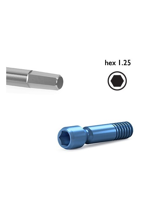 Vis de pilier, QR/hex 1.25